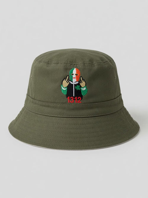 1312 embroidered bucket hat